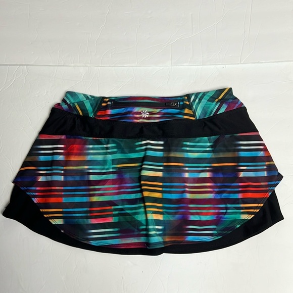 Athleta Laser Beam Bustle Skort Multicolor Size Small - Picture 3 of 9